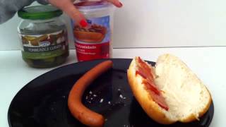 Hot Dog selber machen  amerikanisches Essen [upl. by Swisher]