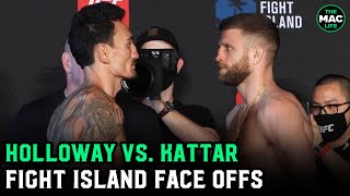 UFC Fight Island 7 Max Holloway vs Calvin Kattar Final Face Offs [upl. by Hillel]