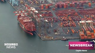 Port workers continue to strike along the US East and Gulf Coast [upl. by Swenson709]