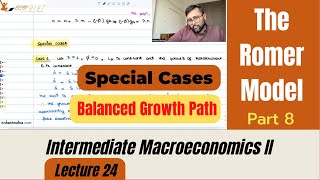 The Romer Model of Endogenous Growth Endogenous Technological Progress  Special Cases  Part 8 [upl. by Kamerman962]