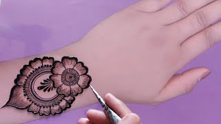 Eid Special Back Hand Mehndi Design  Eid Henna Design mehndi ka design  gulf mehndi design [upl. by Shorter]