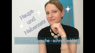 Hauptsatz und Nebensatz in der deutschen Sprache [upl. by Potts922]