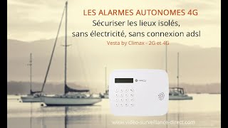 Alarme autonome 4G pour bateau et lieu isolé sans électricité  les solutions les kits [upl. by Auburta947]