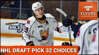 Philadelphia Flyers NHL Draft options at 32nd Overall [upl. by Ode]