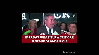 FITUR 2024 Zasca a Juan Espadas por el pabellón de Andalucía [upl. by Morena500]