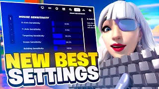 NEW BEST PC Keyboard amp Mouse Settings Sensitivity  Keybinds In Fortnite [upl. by Adnohryt]