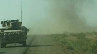 1st IED near Hit Iraq in 2006 [upl. by Ennairod]