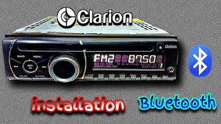 clarion bluetooth pairing how to bluetooth car audio clarion [upl. by Annuahsal202]