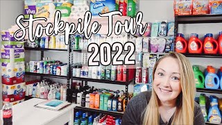 2022 STOCKPILE TOUR  How I Organize My Stockpile  How Couponing amp Stockpiling Saves You Money [upl. by Lontson485]