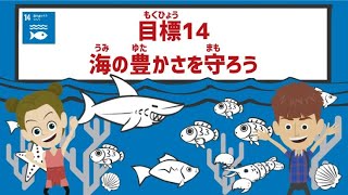 目標14｜海の豊かさを守ろう｜小学生からのSDGs [upl. by Nadler]