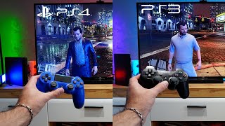 GTA 5 Graphics amp Performance Comparison  PS3 Vs PS4 [upl. by Anilat]