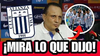 🚨💥ÚLTIMAS NOTICIAS💣💥¡RESTREPO Y LA EXCUSA ANTE UN DÉBIL GARCILASO NOTICIAS ALIANZA LIMA HOY [upl. by Assenav]