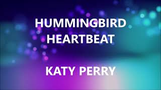 HUMMINGBIRD HEARTBEAT  KATY PERRY Lyrics [upl. by Askwith]