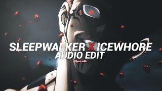 SLEEPWALKER x ICEWHORE  Akiaura x Lumi Athena  Cursed Stuck  No Copyright EditAudio [upl. by Mcclain]