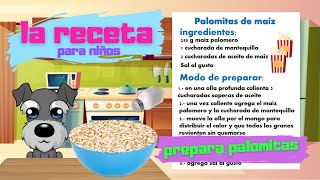 la receta partes de una receta ¿que es una receta PARA NIÑOS [upl. by Clayborne]