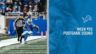 2021 Week 15 Detroit Lions vs Arizona Cardinals Postgame Sound [upl. by Hsakiv]