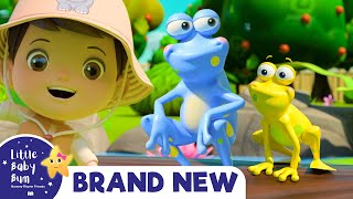 5 Little Speckled Frogs  Nursery Rhymes for Kids  123s amp ABCs [upl. by Netsrek]