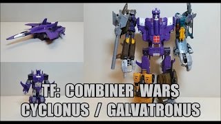 Transformers Generations Combiner Wars Cyclonus amp Galvatronus Review Bert the Stormtrooper Reviews [upl. by Innavoj]