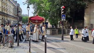 2 Fête Dieu 2023 SaintNicolasduChardonnet [upl. by Wenona]