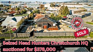 Head Hunters MC HQ in Christchurch now SOLD [upl. by Gretal608]