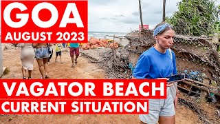 Goa  Vagator Beach  August  2023  North Goa  Shopping  Watersports  Shacks  Goa Vlog [upl. by Vivien]