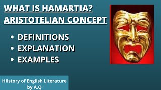 Hamartia a literary device  with notes amp examples in hindi amp english tragic flaw  hubris [upl. by Joyann972]