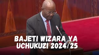 🔴LIVE Leo Bungeni Mjadala wa Bajeti ya Wizara ya Uchukuzi 202425 [upl. by Nnylram]