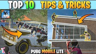 Top 10 New Tips And Tricks In Pubg Mobile Lite  Pubg lite Tricks  Pubg lite New Tricks [upl. by Rabiah]