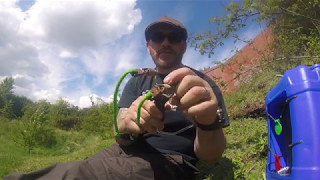 How to modify a Barnett Black Widow catapult slingshot shooting [upl. by Banwell]