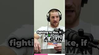 Sean Strickland on Dricus taking it too far in season press conference ufc ufc297 [upl. by Noreh]