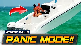 THE BEAST GOES DOWN EPIC BOAT FAILS AT HAULOVER INLET  BOAT ZONE [upl. by Eidua136]