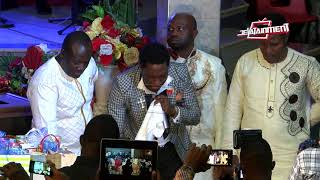 Apostle Oko Hackman performs  Jack Alolome album launch [upl. by Erialcyram]