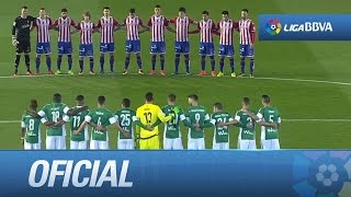 Minuto de silencio por Trifon Ivanov exjugador del Real Betis [upl. by Tobe]