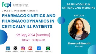 Pharmacokinetics and Pharmacodynamics in Critically Ill Patients [upl. by Rie710]