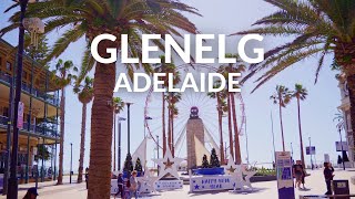 Adelaide Glenelg Beach  Australia  4K 60fps Walking Tour [upl. by Nwahsram]