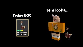 Free Limited UGC  Mr Ping Foot Pet sold out 🚫 [upl. by Halfdan]