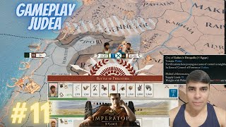 GUERRA CONTRA O EGITO  JUDEA  Imperator Rome 11 [upl. by Ramor]