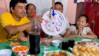 Spin and Eat amp special challenge खेल्दै खाउ sagar sunar [upl. by Garbe]