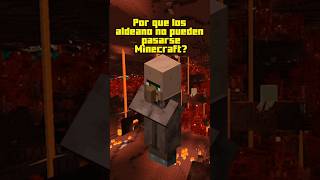 ¿Por qué los aldeanos no pueden pasarse Minecraft creditos MrDuartexD minecraft shorts [upl. by Asina497]