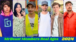 Mrbeast Crew Members Real Name And Ages [upl. by Nomrej831]