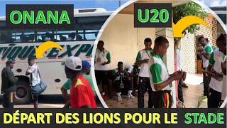 DEPART POUR LE STADE POUR LES LIONS ET LES U20 [upl. by Feinstein]