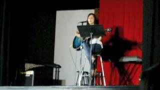 Me Singing quotFifteenquot at School Talent Show [upl. by Aihsenat937]