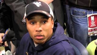 BlueGoldNewscom Stedman Bailey Kansas Postgame [upl. by Malka490]