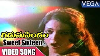 GadusuPindam Movie Songs  Sweet Sixteen Video Song  Suman Anuradha Bhanu Chandar Surekha [upl. by Alyel]