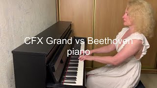 Yamaha Clp785 CFX Grand vs Beethoven piano Sonata No 3 [upl. by Mehetabel120]