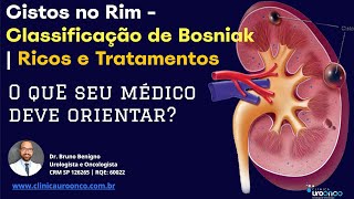 Cisto Renal Bosniak 3 e 4 Malignidade à Vista Entenda os Fatos e Riscos com Dr Bruno Benigno [upl. by Hanima]