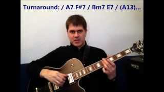 Turnaround  Jazz Gitarre Basics lernen  Harmonielehre [upl. by Airdnek]