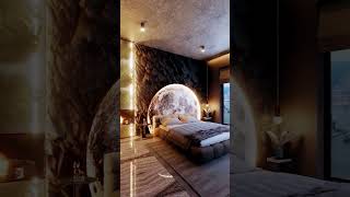 Moon in the bedroom Moon Wall design making your own moon in very easy in Wall shorts viralvideo [upl. by Wivinia]