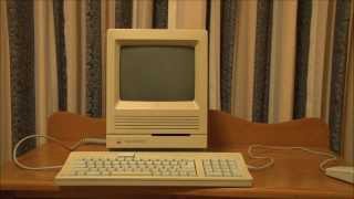 Apple Macintosh SE30 1989 Full Tour Start Up and Demonstration [upl. by Eevets6]