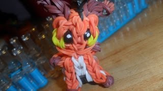 Raichu Rainbow Loom charm tutorial [upl. by Amo]